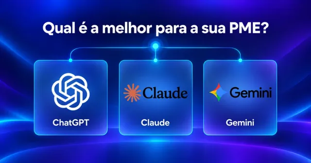 ChatGPT, Claude ou Gemini: Qual IA Sua PME Deve Assinar para a Equipe em 2026?